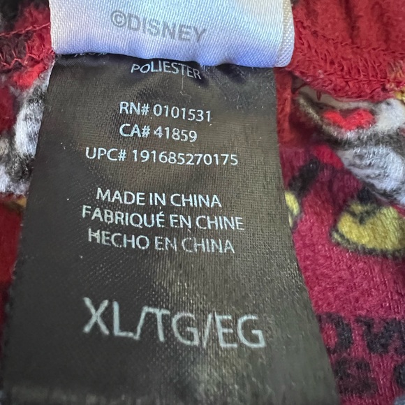 Disney Mickey & Minnie pajama pants women size XL - Picture 5 of 6